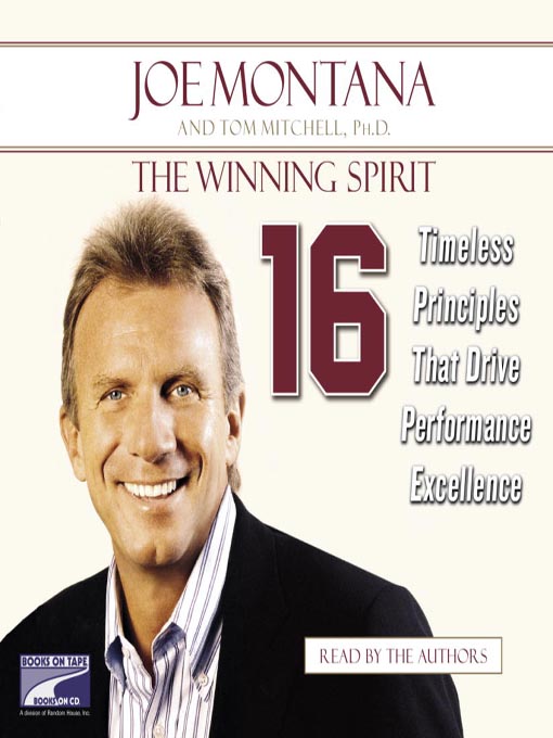 Title details for The Winning Spirit by Joe Montana - Available